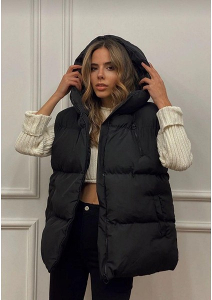 Kadın Kapüşonlu Şişme Yelek modelleri