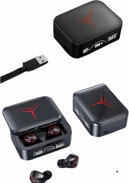 Kablosuz Şarj Göstergeli Powerbank Özellikli Bluetooth Kulaklık Çağrı Cevaplayabilen fırsatları