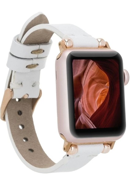 Apple Watch Uyumlu Deri Kordon 38-40-41MM Ferro F3