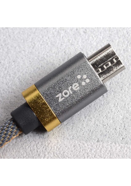 Siyah-Gold Poro Micro USB Kablo 1m fırsatları