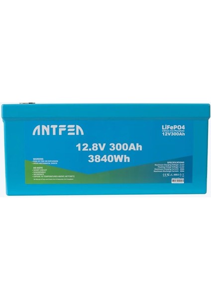 Antfea 12.8V 300AH Abs Lityum Akü Akıllı Ekran Lifepo4 fiyatları