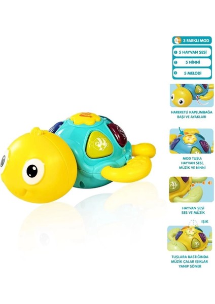 JLG-855-100A Işıklı ve Müzikli Kaplumbağa -Vrd modelleri