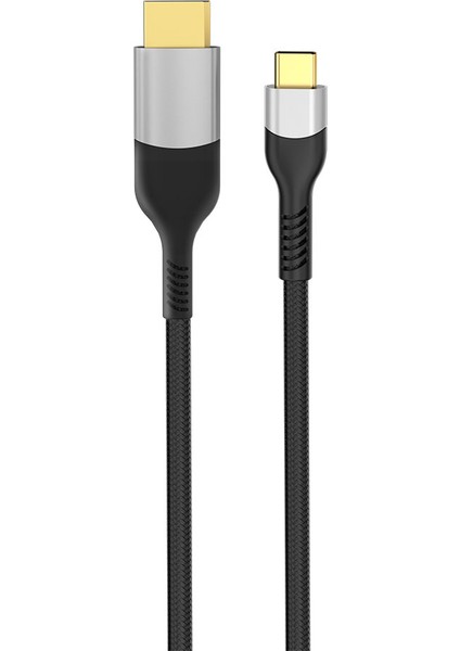 Gri QG08 8k 60 Hz Görüntü Kalitesi Type-C To Display Port Kablo 1.8m fiyatları