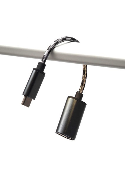 Siyah Kablolu Metal Type-C Otg modelleri