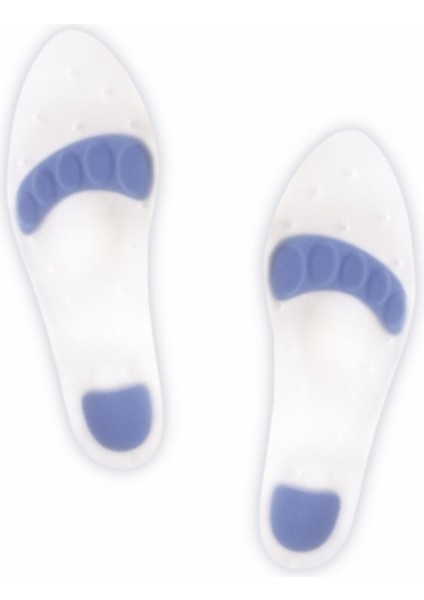 7110 Medikal Silikon Tabanlık Ortopedik Düz Taban Silikon Yumuşak Ayak Tabanlığı Desteği