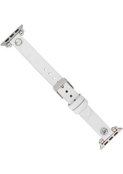 Apple Watch Uyumlu Deri Kordon Visby 38-40-41MM F3 modelleri