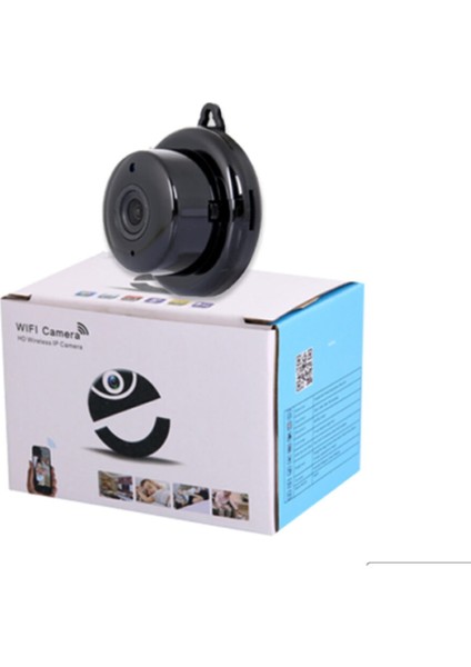 Mini Wifi Kamera Hd Kayıt Powerbank Yada Adaptörle Kullanım (Şarjlı Değildir)