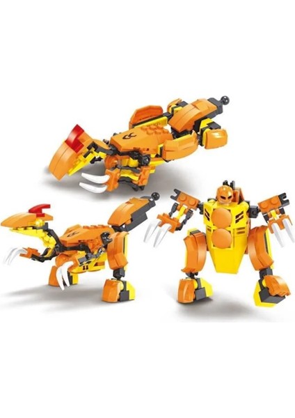 Ausini Titan Form Heroes-4 Velaciraptor 106 Parça modelleri