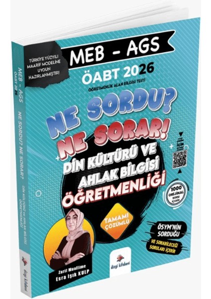 2026 Meb Ags Öabt Ne Sordu Ne Sorar Din Kültürü ve Ahlak Bilgisi Öğretmenliği Tamamı Pdf Çözümlü Soru Bankası