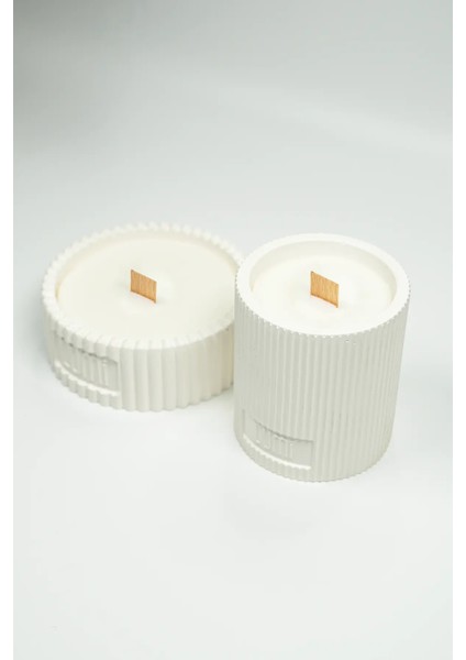 Lumi Wave – %100 Soya Wax Vegan Beton Mum (Yalın Dalga) fiyatları