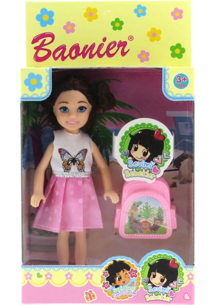 Baonier Beyaz Kelebek Elbiseli Bebeğim Seyahatte modelleri