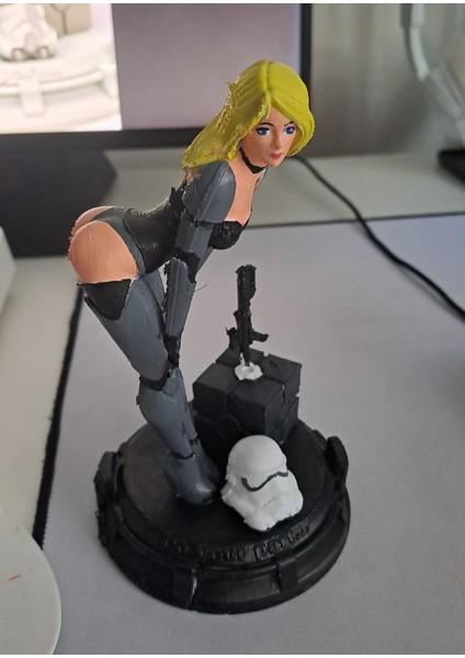 Star Wars Stormtroopr Pin Up Girl Figür 16 cm modelleri
