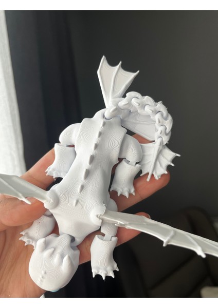 Dişsiz Gecenin Öfkesi & Işığın Öfkesi Ejderhanı Nasıl Eğitirsin 20 cm Hareketli Figür 1 Adet Beyaz fırsatları