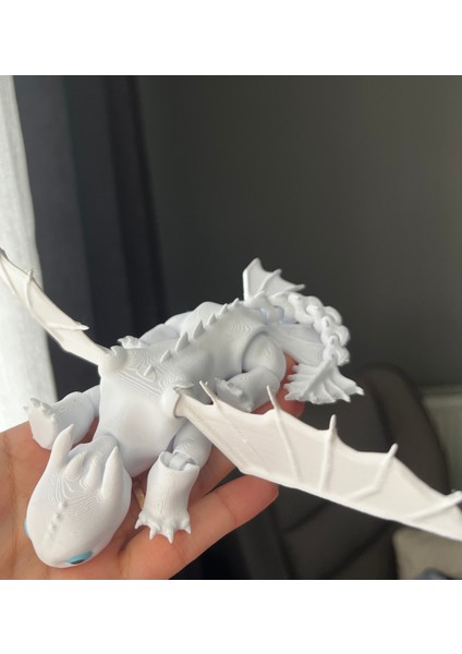 Dişsiz Gecenin Öfkesi & Işığın Öfkesi Ejderhanı Nasıl Eğitirsin 20 cm Hareketli Figür 1 Adet Beyaz indirimleri