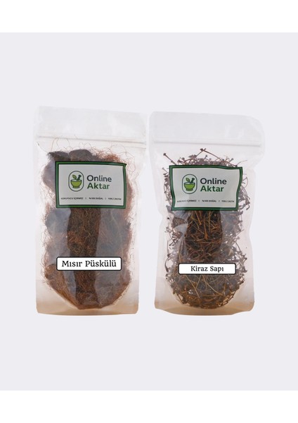 Mısır Püskülü 30G + Kiraz Sapı 30G