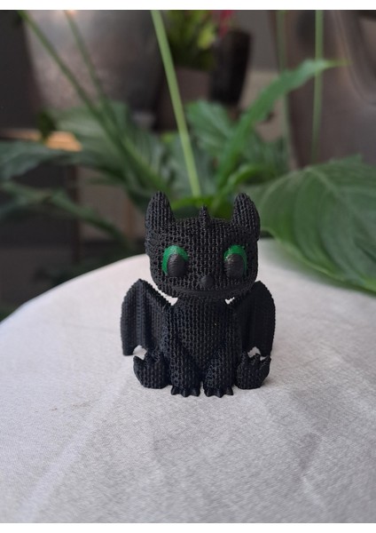 Ejderhanı Nasıl Egitirsin 3D Dişsiz Figür /araba Figürü /torpido Aksesuarı