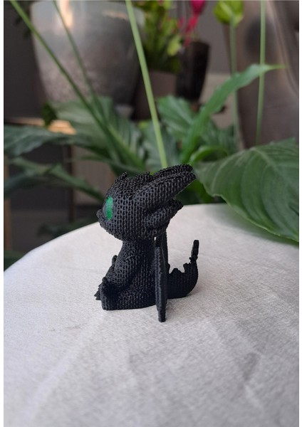 Ejderhanı Nasıl Egitirsin 3D Dişsiz Figür /araba Figürü /torpido Aksesuarı fiyatları