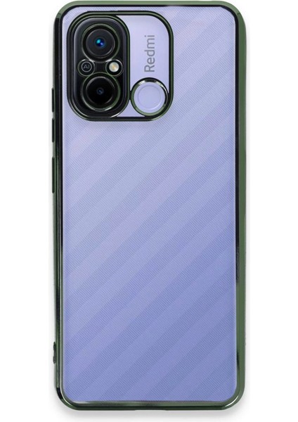 Xiaomi Redmi 12C Kılıf Razer Lensli Silikon - Yeşil