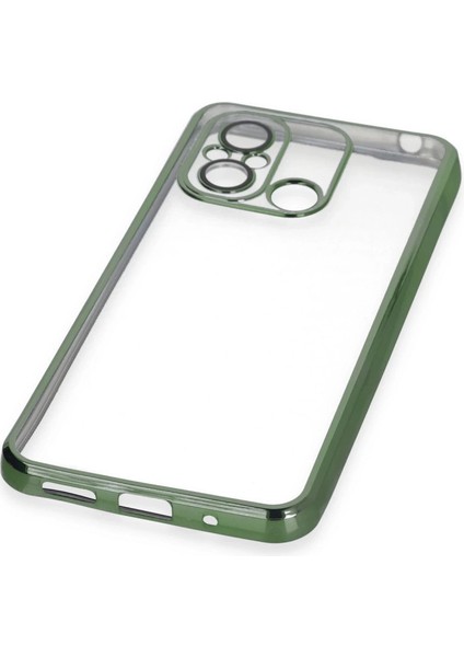 Xiaomi Redmi 12C Kılıf Razer Lensli Silikon - Yeşil indirimleri