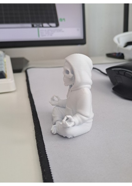 3D Meditasyon Yapan Iskelet Figürü Dekoratif Figür fiyatları