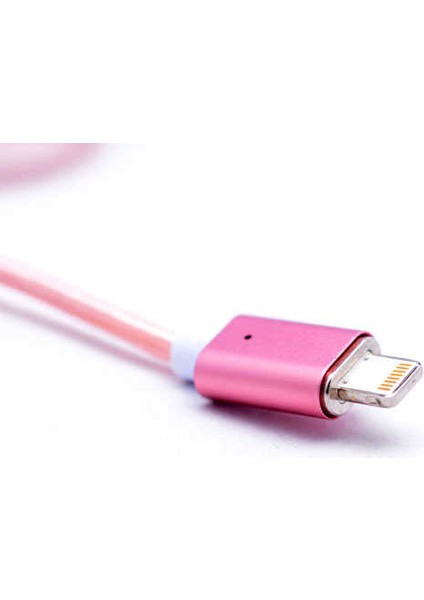 Siyah Metal Manyetic Uçlu Lightning USB Kablo modelleri