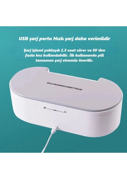 Akıllı Uv Dezenfeksiyon Kutusu Telefon Aksesuar Maske Takı Sterilizasyon Cihazı indirimleri