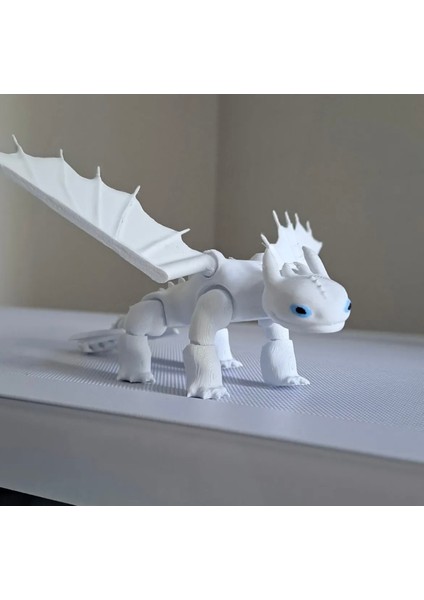 3D Ejderhanı Nasıl Eğitirsin? Dişsiz Masa Dekor Torpido Süsü Hareketli Figür