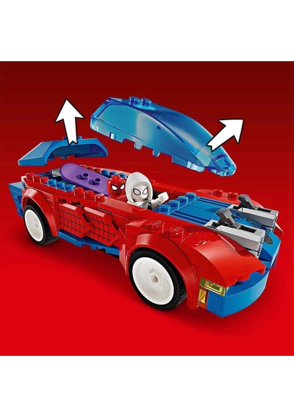 LEGO Super Heroes Örümcek Adam Yarış Arabası ve Venom Green Goblin 76279 modelleri