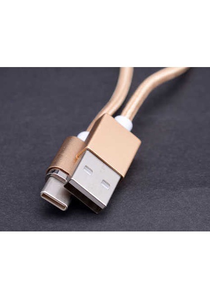Rose Gold Type-C Mıknatıslı USB Kablo