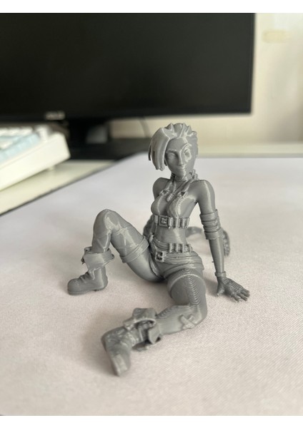 Jinx Lol Anine Figürü 3D Figür League Of Legends Oyun Arcane 7 cm