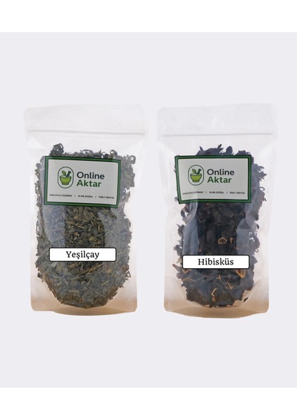 Yeşil Çay 100G + Hibisküs 100G