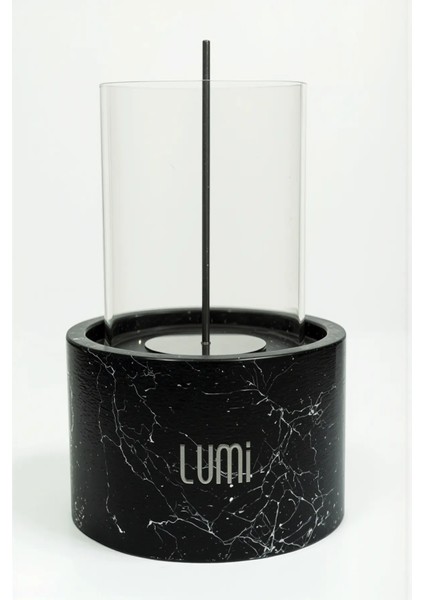 Lumi Vega No:1 – Masaüstü Bacasız Beton Şömine (Camlı) + 1 L Bioethanol Hediye fiyatları