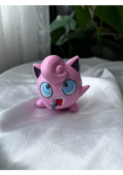 Jıgglypuff 3D Figür Pokemon Figür Pıkachu Jıggly Puff 6 cm