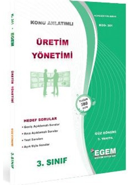 Aöf 3. Sınıf Üretim Yönetimi Güz Dönemi Konu Anlatımlı Soru Bankası Kod: 361