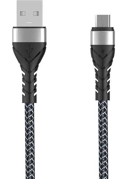 Siyah Bax Micro USB Kablo 1m