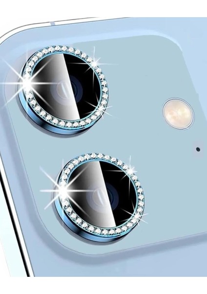 Iphone Uyumlu Parlak Taşlı Kamera Lens Koruyucu