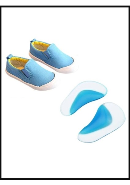 Ayak Ark Destek Çocuklar Için Ortez Içe Basma Önleyici Arch Desteği Jel Ortopedik