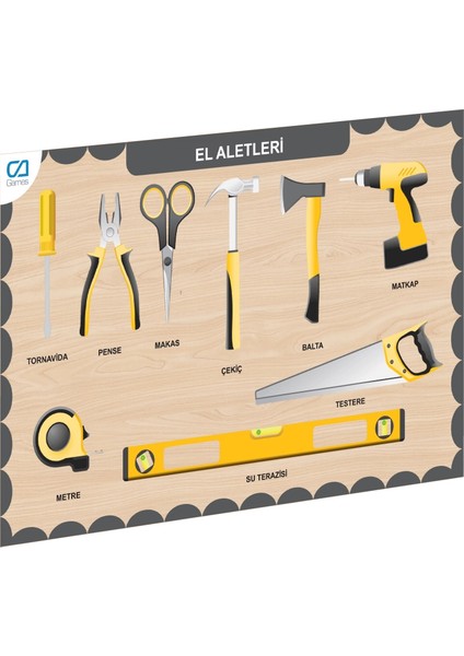 CAAHS-3210 Ca Games Ahşap El Aletleri Bul-Tak fiyatları