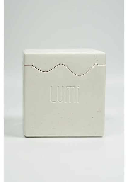 Lumi Pure – %100 Soya Wax Vegan Beton Mum (Beyaz Zigzag) indirimleri
