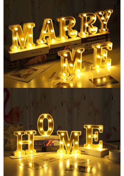 Dekoratif LED Işıklı 3D A Harfi Büyük Boy Organizasyon Doğum Günü Kutlama modelleri
