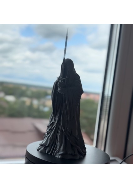 Siyah Nazgül Yüzüklerin Efendisi -Lord Of The Rings Nazgul Heykel Figür 15 cm