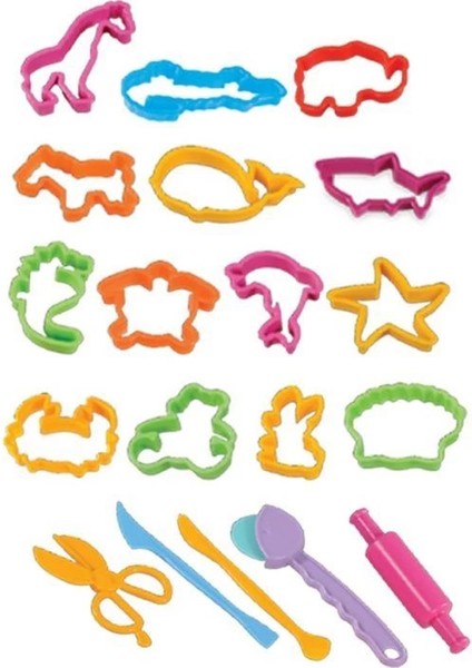 Dede Art Craft Eğlenceli Kalıplar 19 Parça