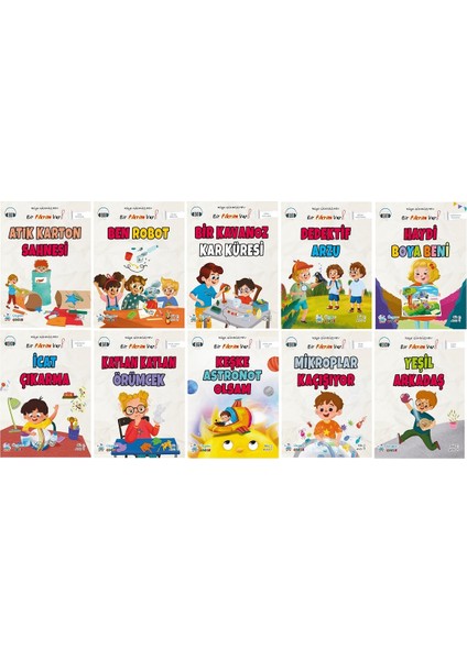 1. Sınıf Okumayı Sevdiren Renkli Resimli Hikayeler 22- 10 Kitap fiyatları