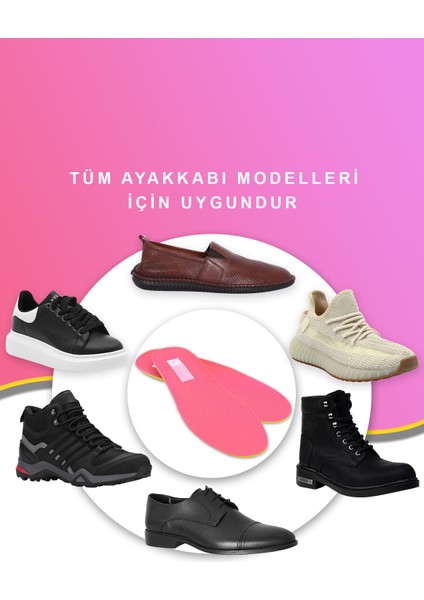 X15 Yumuşak Ortopedik Tabanlık,rahat Tabanlık,konfor Tabanı,spor Tabanlığı,iç Taban,kadın,pembe indirimleri