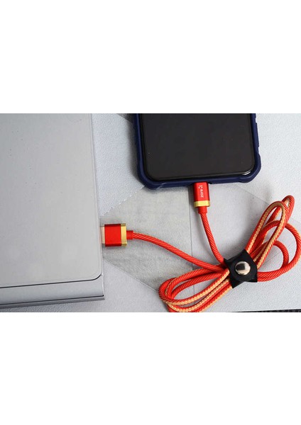 Siyah Poro Lightning USB Kablo 1m modelleri