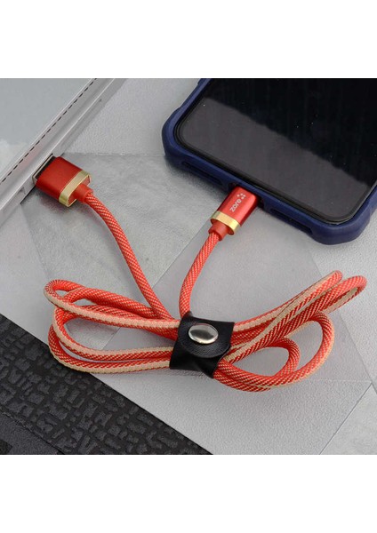 Siyah Poro Lightning USB Kablo 1m fırsatları