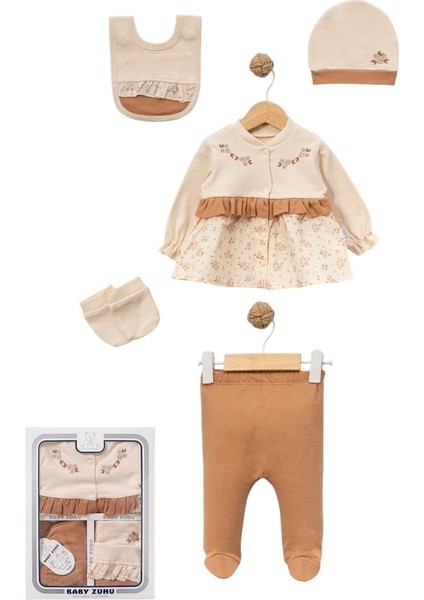 Kız Bebek 5'li Hastane Çıkış Seti