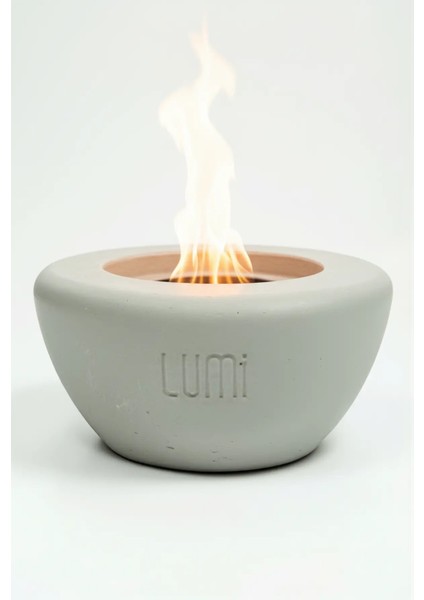 Lumi Ignite – Masaüstü Bacasız Beton Şömine + 1 L Bioethanol Hediye fiyatları