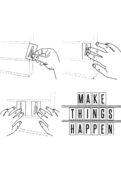 A5 LED Message Light Box 96 Karakter Dekoratif LED Işıklı Mesaj Panosu, Sinematik Mesaj Panosu, Masa fırsatları