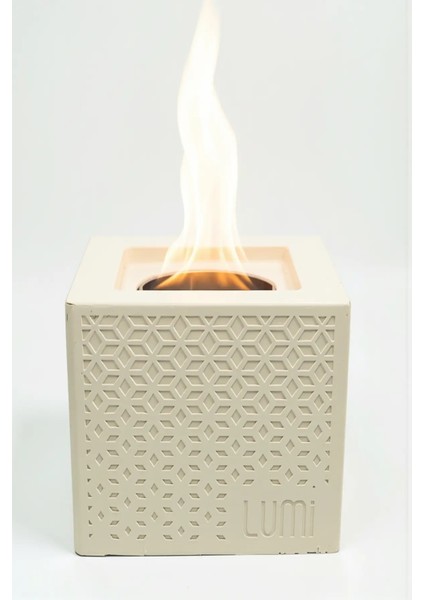 Lumi Orion No:1 – Masaüstü Bacasız Beton Şömine + 1 L Bioethanol Hediye fiyatları